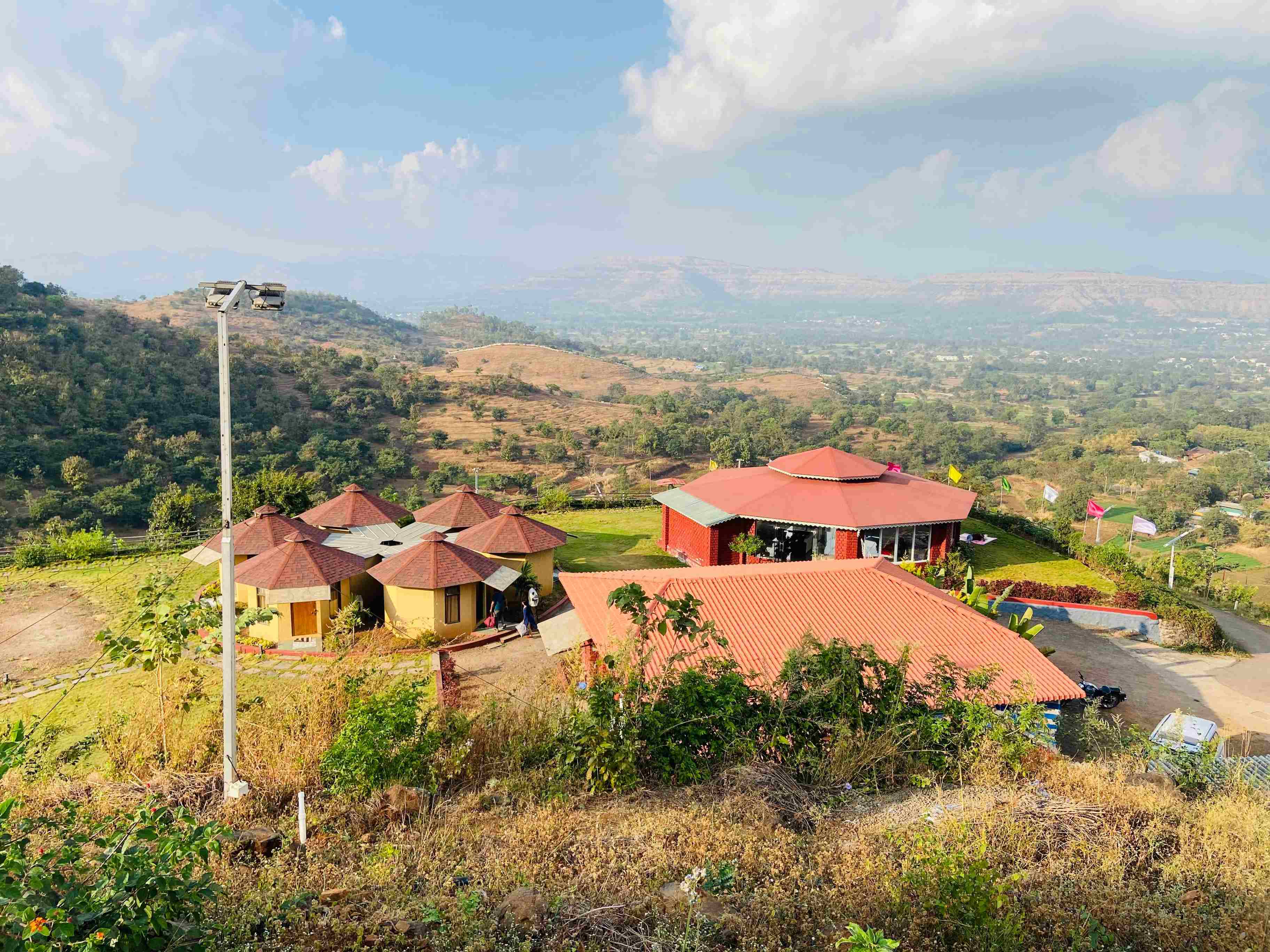 Scenic view of mountains